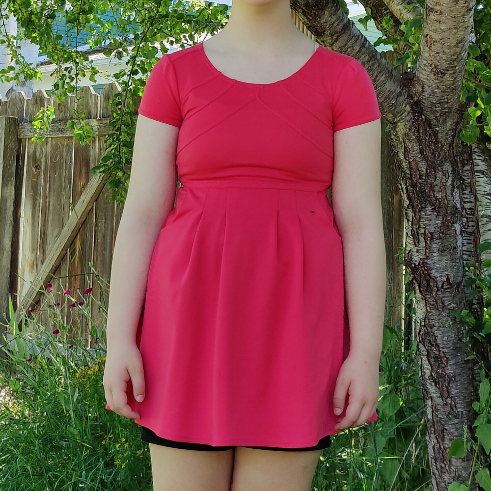 Fitted Melon Dress